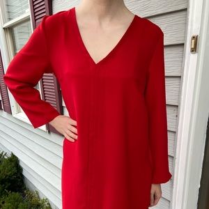Gap red shift dress